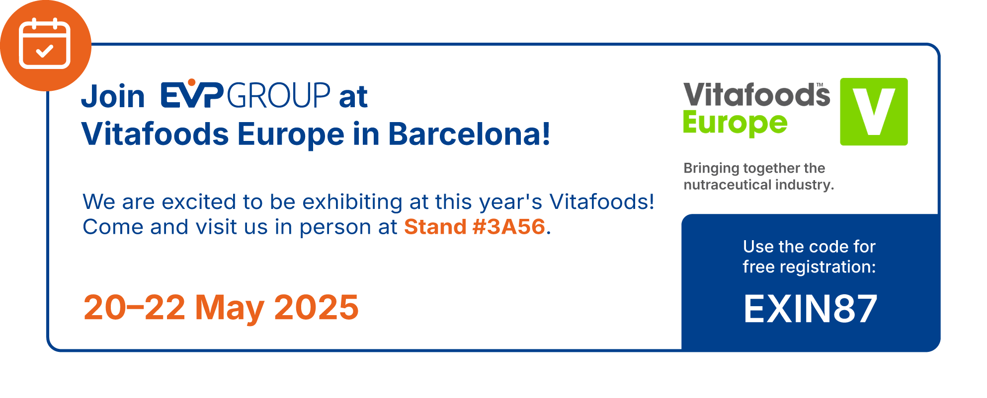 Vitafoods Europe in Barcelona